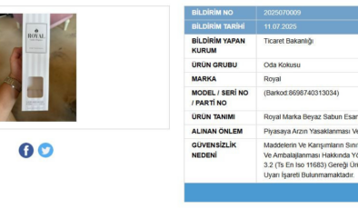 Bakanlık uyardı: Bir oda kokusunun satışı yasaklandı
