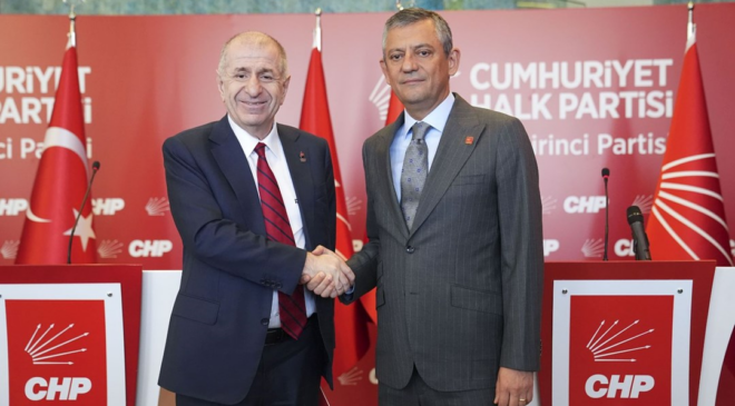 Ümit Özdağ’dan CHP’ye ziyaret | Özgür Özel: Bir utanç son buldu