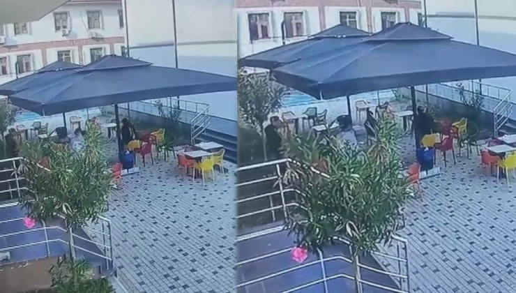 Kafeteryayı kırıp döktüler: Geri dönüp özür dilediler
