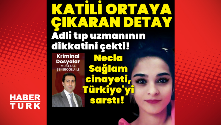 Katili ortaya çıkaran detay! Necla Sağlam cinayeti Türkiye'yi sarstı!