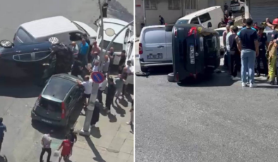 Yasak noktadan 'U' dönüşü yaptı, ortalık karıştı