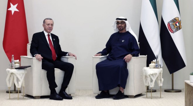 BAE Devlet Başkanı ile görüştü