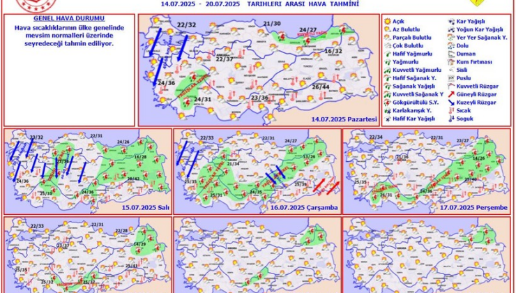 Sıcaklıklar tekrar mevsim normallerinin üzerine çıkıyor! Meteoroloji açıkladı: Bugün hava nasıl olacak?