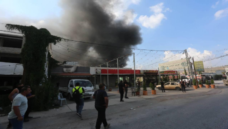 Filistin topraklarını gasbeden İsrailliler, Ramallah'ta su kuyularına saldırdı