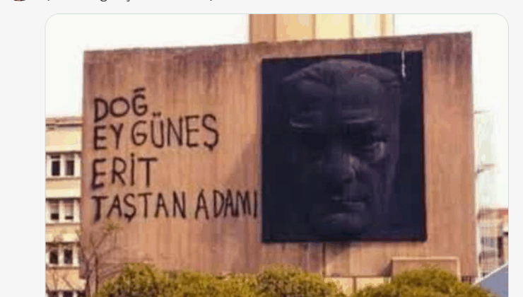 Milat Gazetesi Ankara Temsilcisi'nden skandal Atatürk paylaşımı!