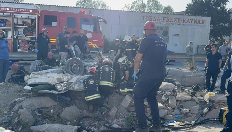 Kocaeli'de feci kaza: Ölü ve yaralılar var