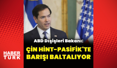 "Çin Hint-Pasifik'te barışı baltalıyor"