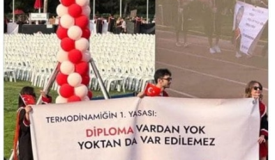 ODTÜ mezuniyeti gündem olmuştu! İmamoğlu favori pankartını açıkladı