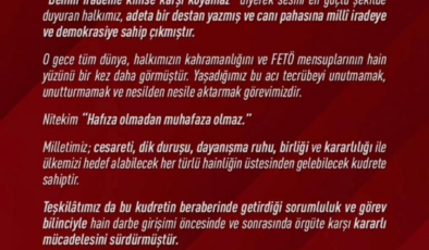 İbrahim Kalın'dan 15 Temmuz mesajı: Şehitlerimize minnettarız