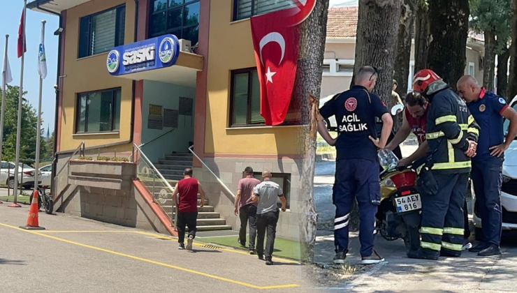 Sakarya'da bir garip olay: 'Kendimi yakacağım’ dedi, ekipleri görünce benzini motosikletine doldurdu