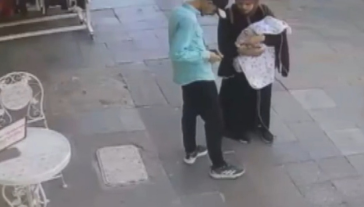 Saniyelik soygunda bir keselik altınını çaldırdı