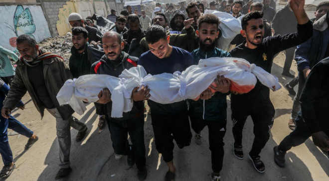 Soykırımcı İsrail'in Gazze'ye son 24 saatteki saldırılarında 94 Filistinli hayatını kaybetti