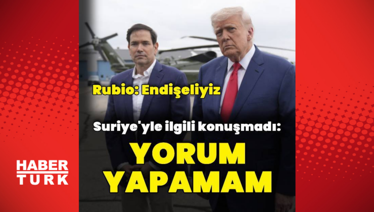 Trump Suriye için yorum yapmadı