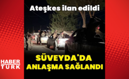 Süveyda'da anlaşma sağlandı