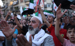 Suriye'de, İsrail'in hava saldırıları protesto edildi