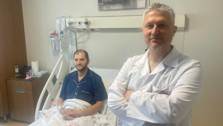 Aort hastalığı olan hasta 6 santimetrelik kesiyle tedavi edildi