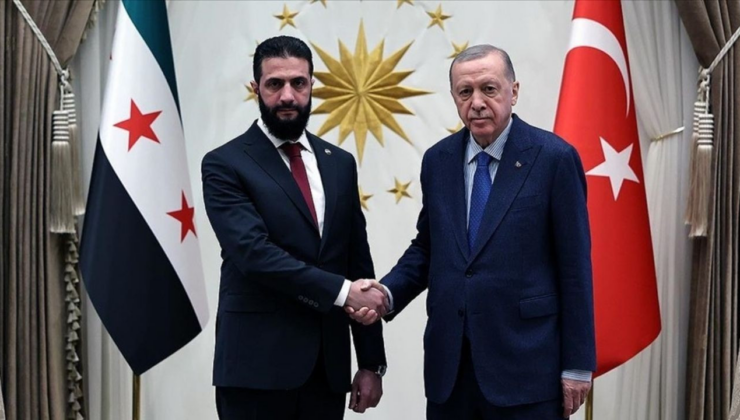 Son dakika: Cumhurbaşkanı Erdoğan, Ahmed Şara ile görüştü