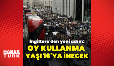 İngiltere'de seçme yaşı 16'ya indirilecek