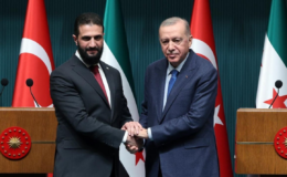 Erdoğan ve Şaraa İsrail'in saldırıları konuştu