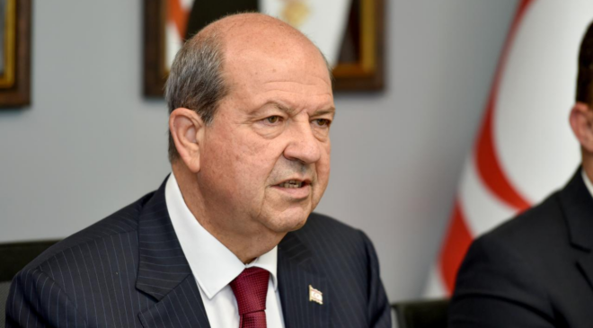 Ersin Tatar: Kıbrıs Türkü'nün egemen eşitliği teyit edilmedikçe müzakerelere tekrar başlamayacağız