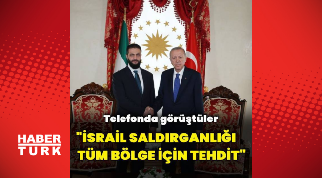 Ahmed Şara ile görüştü