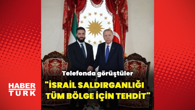 Ahmed Şara ile görüştü