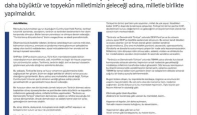 İmamoğlu'ndan kritik Terörsüz Türkiye açıklaması! MHP ve DEM'e çağrı yaptı