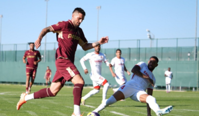 Trabzonspor hazırlık maçında mağlup