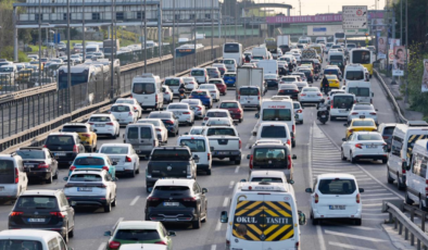 Trafikteki toplam araç sayısı haziranda 184 bin 554 arttı