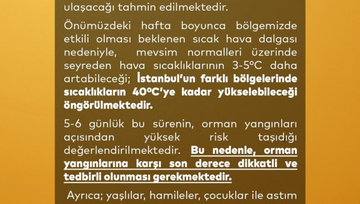 Sıcaklıklar 12 derece birden yükselecek! İstanbul 35 dereceyle kavrulacak