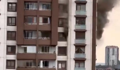 Ankara'da 14 katlı binada yangın! Mahsur kalanlar var