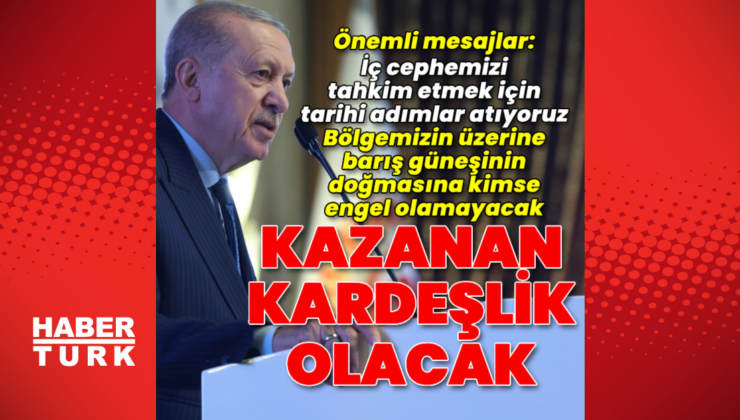 Cumhurbaşkanı Erdoğan'dan açıklamalar