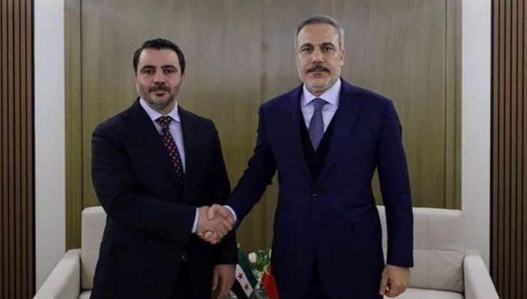 Bakan Fidan, Suriyeli mevkidaşı Şeybani ile görüştü