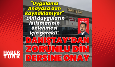 Danıştay'dan zorunlu din dersine onay