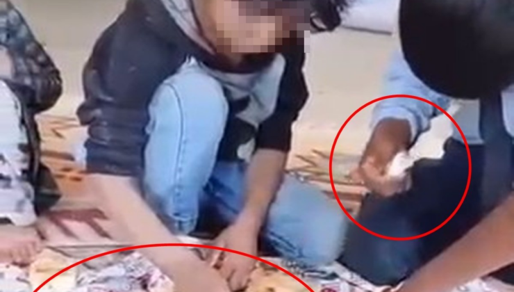 Kan donduran olay! Üvey kardeşlerine dışkı yedirdi