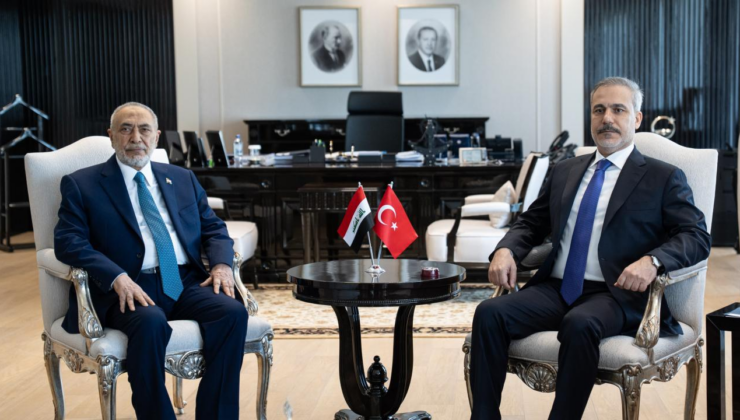Dışişleri Bakanı Fidan, Irak Temsilciler Meclisi Başkanı Meşhedani ile görüştü