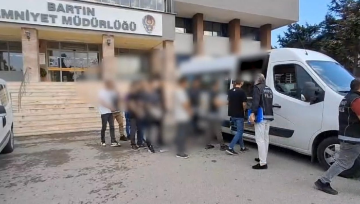 Bartın'da uyuşturucu operasyonu: 8 tutuklama