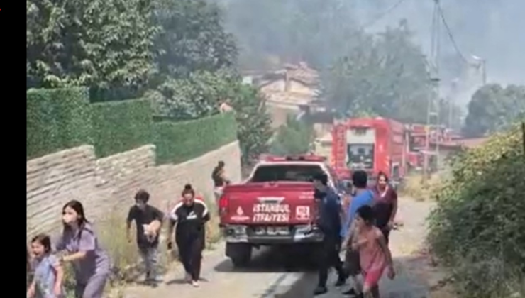 İstanbul Sultangazi'de yangın: Gecekondulara sıçradı