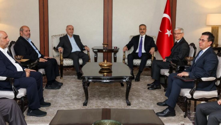 Bakan Fidan Hamas heyetiyle görüştü