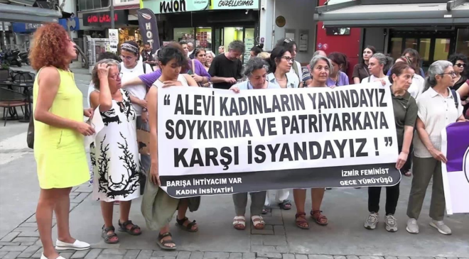 İzmirli kadınlardan Suriye'de yaşananlara tepki