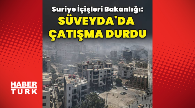 Şara'dan Süveyda açıklaması