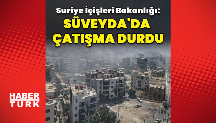 Şara'dan Süveyda açıklaması
