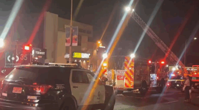 Los Angeles'ta araç kalabalığa daldı: 30 kişi yaralandı 10 kişinin durumu ağır