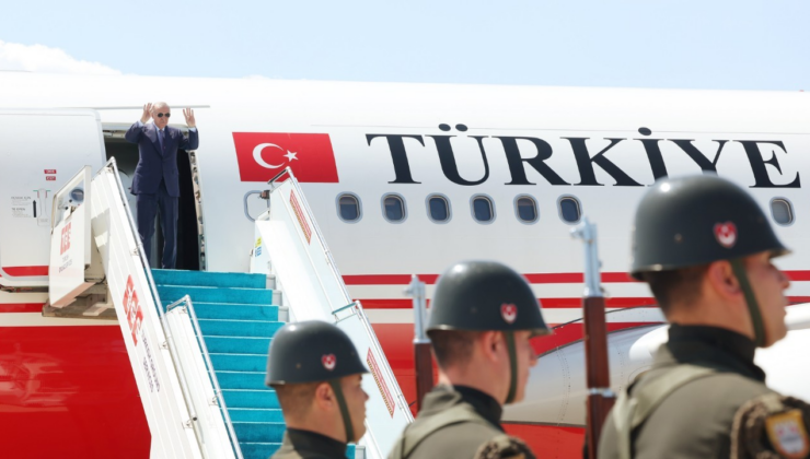 Cumhurbaşkanı Erdoğan Kıbrıs Barış Harekatı'nın 51. yıl dönümü için KKTC'ye gitti