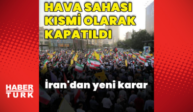 İran hava sahasını kısmi olarak kapattı