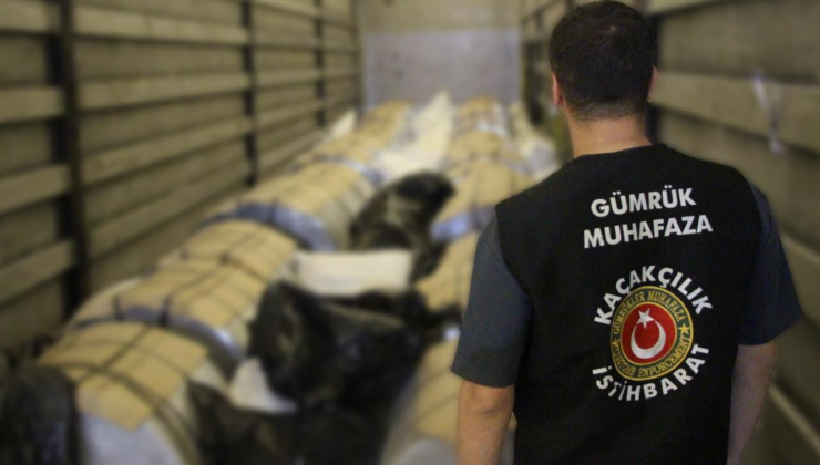 Gümrüklerde 6 ayda 35,5 milyar liralık kaçakçılık engellendi