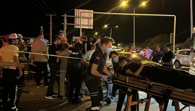 Çanakkale’de taksi ile otomobil çarpıştı: Yaralılar var