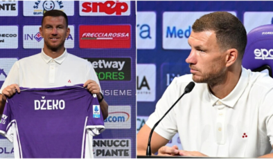 Edin Dzeko'dan Fiorentina'da ilk maçta nefis gol!