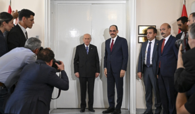 MİT Başkanı Kalın’dan Devlet Bahçeli’ye 'Terörsüz Türkiye' ziyareti