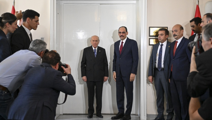 MİT Başkanı Kalın’dan Devlet Bahçeli’ye 'Terörsüz Türkiye' ziyareti